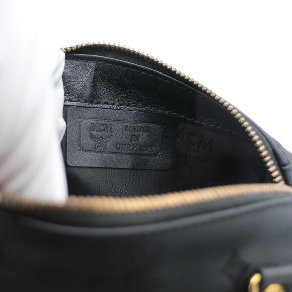 MCM Mini Boston Black Bandoulière - Picture 15 of 16